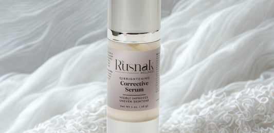 Lightweight brightening corrective serum designed to support even-looking skin tone and balanced skincare routines