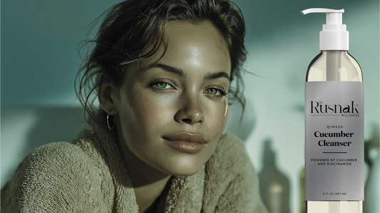 Gentle cucumber facial cleanser designed to support daily skin comfort, hydration, and balanced cleansing